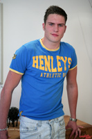 Model Josh Ryan Naked Straight English Lad Uncut Enjoys Motor Cross