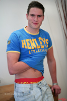 Model Josh Ryan Naked Straight English Lad Uncut Enjoys Motor Cross