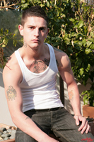 Model Joe Bond Naked Straight English Lad Uncut Enjoys Gymnastics