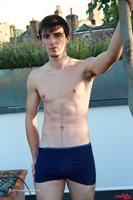 Model Jorge Mayor Naked Straight English Lad Uncut Enjoys Football & Athletics