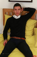 Model Joe Blenheim Naked Straight English Lad Uncut Enjoys Football