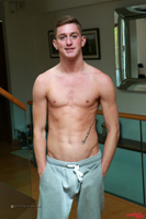 Model Leigh Clarke Naked Straight English Lad Uncut Enjoys Football & Gym