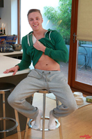 Model Lewis Cartwright Naked Straight English Lad Uncut Enjoys Football & Gym