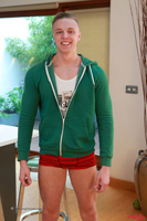 Model Lewis Cartwright Naked Straight English Lad Uncut Enjoys Football & Gym