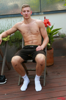 Model Andrew Hayden Naked Straight English Lad Uncut Enjoys Gym & Football