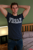 Model Joel Jenkins Naked Straight English Lad Uncut Enjoys American Football