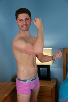 Model John Anderson Naked Straight English Lad Uncut Enjoys Football & Gym