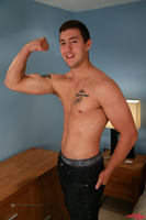 Model Ben Vickers Naked Straight English Lad Uncut Enjoys Gym & MMA