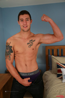 Model Ben Vickers Naked Straight English Lad Uncut Enjoys Gym & MMA