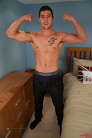 Model Ben Vickers Naked Straight English Lad Uncut Enjoys Gym & MMA