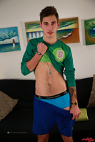 Model Riley Howard Naked Straight English Lad Uncut Enjoys Football