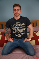 Model Patrick West Naked Straight English Lad Uncut Enjoys Gym & Football
