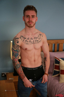 Model Patrick West Naked Straight English Lad Uncut Enjoys Gym & Football