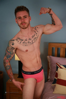Model Patrick West Naked Straight English Lad Uncut Enjoys Gym & Football