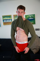 Model Tom Sutcliffe Naked Straight English Lad Uncut Enjoys Gym & Boxing