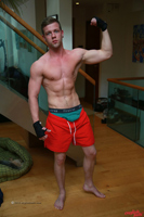 Model Joey Barton Naked Straight English Lad Uncut Enjoys Football & Gym