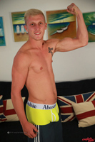 Model Max Clayton Naked Straight English Lad Uncut Enjoys Football & Gym