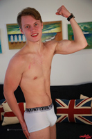 Model Andy Mason Naked Straight English Lad Uncut Enjoys Gym & Football