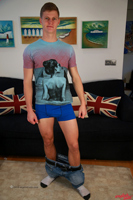 Model Greg Hill Naked Straight English Lad Uncut Enjoys Kayaking