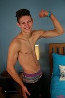 Model Ryan Ledson Naked Straight English Lad Uncut Enjoys Football