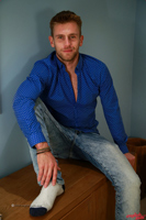 Model Jenson Shaw Naked Straight English Lad Uncut Enjoys Boxing