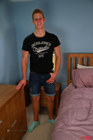 Model Dan Fellows Naked Straight English Lad Uncut Enjoys Gym & Motor Cross