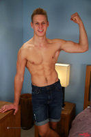 Model Dan Fellows Naked Straight English Lad Uncut Enjoys Gym & Motor Cross