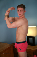 Model Jack Ashton Naked Straight English Lad Uncut Enjoys Football