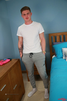 Model Jack Ashton Naked Straight English Lad Uncut Enjoys Football
