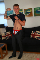 Model Zack Russell Naked Straight English Lad Uncut Enjoys Gym & Football