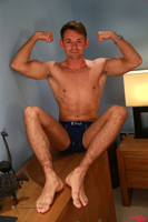 Model Paul Flynn Naked Straight English Lad Uncut Enjoys Football & Gym
