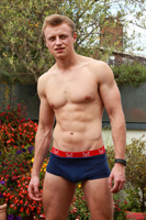 Model Freddie Rogers Naked Straight English Lad Uncut Enjoys Football & Cricket