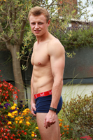 Model Freddie Rogers Naked Straight English Lad Uncut Enjoys Football & Cricket