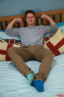 Model Oli Lennox Naked Straight English Lad Uncut Enjoys Gym & Rugby