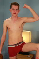 Model Riley French Naked Straight English Lad Uncut Enjoys Gym & Footballer