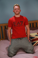 Model Rowan Wellesley Naked Straight English Lad Uncut Enjoys Gym & Football