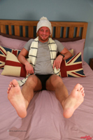 Model Justin McGregor Naked Straight English Lad Uncut Enjoys Boxing & Gym
