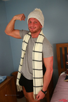 Model Justin McGregor Naked Straight English Lad Uncut Enjoys Boxing & Gym