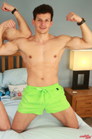 Model Alex Craig Naked Straight English Lad Uncut Enjoys Gym