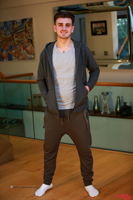 Model George Long Naked Straight English Lad Uncut Enjoys Football and Martial Arts