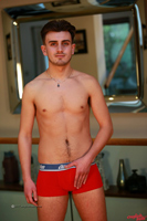 Model George Long Naked Straight English Lad Uncut Enjoys Football and Martial Arts