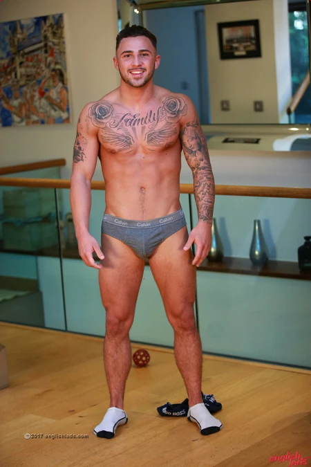 Jaxon North is a straight english lad with a 7 inch erect uncut cock and a  muscular, smooth body with tattoos - Englishlads - british gay amateur porn  videos straight hunks with uncut cocks