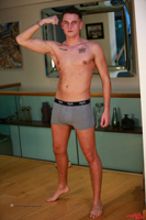 Model Mark Hendricks Naked Straight English Lad Uncut Enjoys Gym