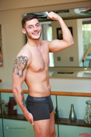 Model Will Fletcher Naked Straight English Lad Uncut Enjoys Gym and Football