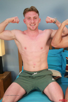 Model Sam Kendel Naked Straight English Lad Uncut Enjoys Gym and Boxing