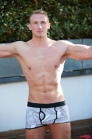 Model David Kolar Naked Straight English Lad Uncut Enjoys Gym & Ice Hockey