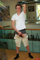 Model Liam Cullen Naked Straight English Lad Uncut Enjoys Football and Gym