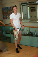 Model Liam Cullen Naked Straight English Lad Uncut Enjoys Football and Gym