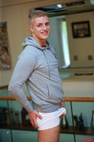 Model Adam Wallis Naked Straight English Lad Uncut Enjoys Gym