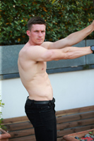 Model Harry Mallinder Naked Straight English Lad Uncut Enjoys Gym and Rugby